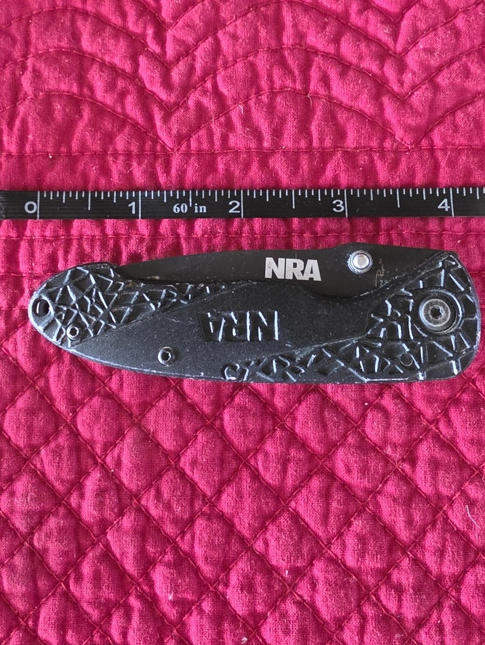 NRA Vintage Pocketknife Stone River Model Clip On EUC
